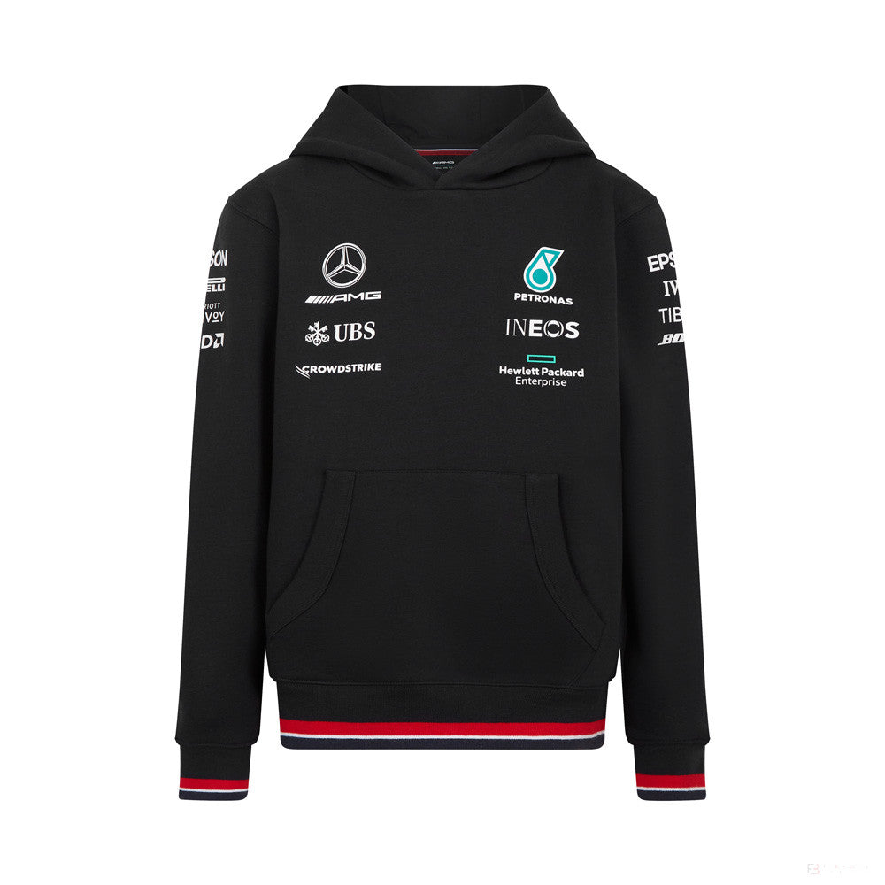 Mercedes Team Felpa, Nero, 2022