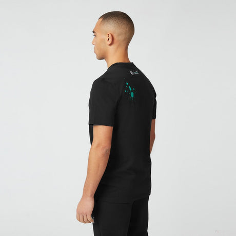 Mercedes George Russell Maglietta, GEORGE #63, Nero, 2022 - FansBRANDS®