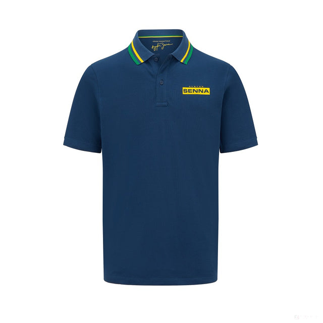 Ayrton Senna  Mens Logo Polo 2022 - FansBRANDS®