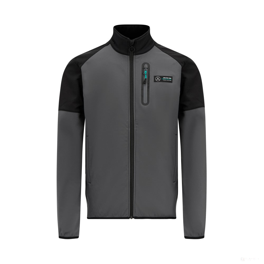 Mercedes softshell giacca, Nero, grigio – FansBRANDS®