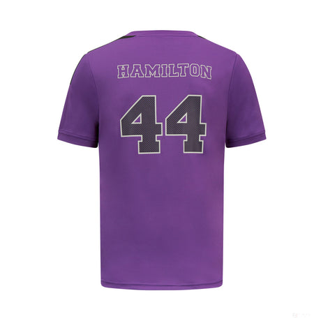 Mercedes t-shirt, Lewis Hamilton, sports, purple - FansBRANDS®