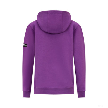 Mercedes sweatshirt, hooded, Lewis Hamilton, kids, purple