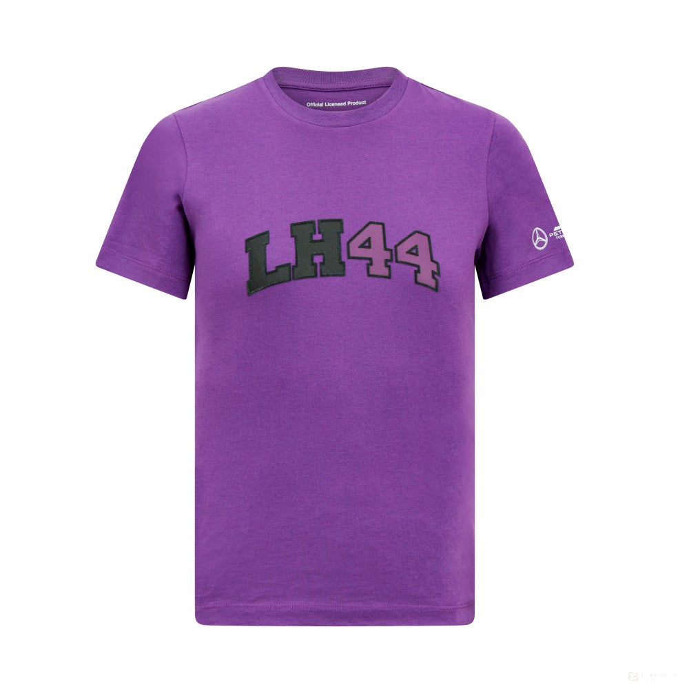 Mercedes t-shirt, Lewis Hamilton, kids, purple