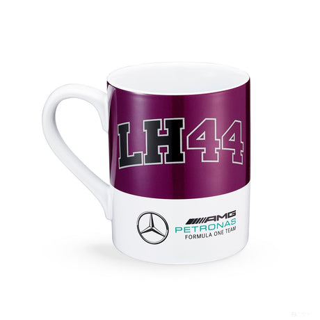 Mercedes mug, Lewis Hamilton, purple - FansBRANDS®