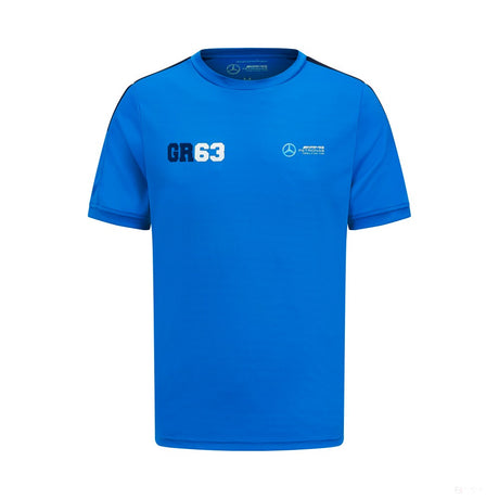 Mercedes t-shirt, George Russell, sport, blue - FansBRANDS®