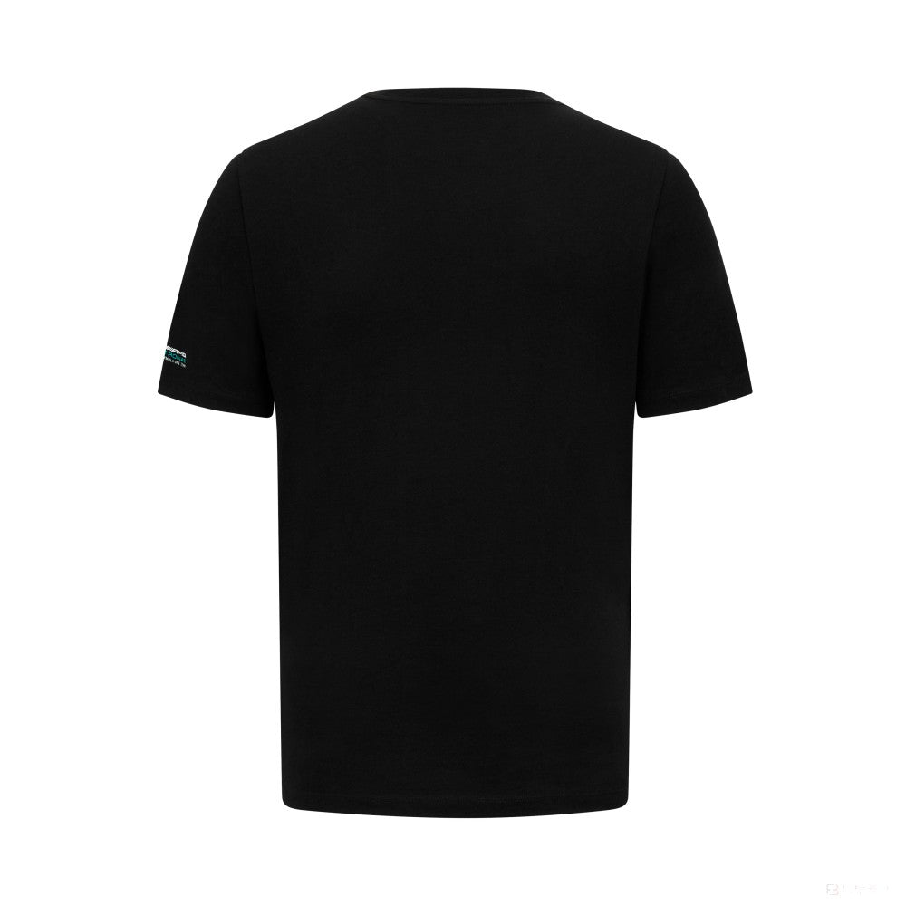 Mercedes t-shirt, George Russell logo, black - FansBRANDS®