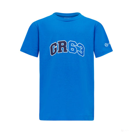 Mercedes t-shirt, Gerorge Russell, kids, blue - FansBRANDS®