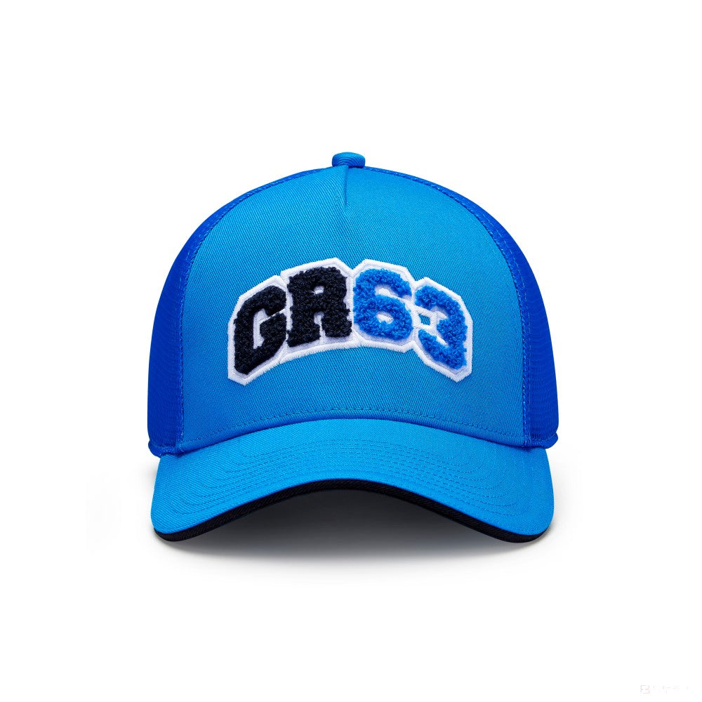 Mercedes Trucker cap, George Russell, blue - FansBRANDS®