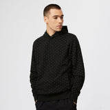 Mercedes sweathsirt, hooded, polka dot, black - FansBRANDS®