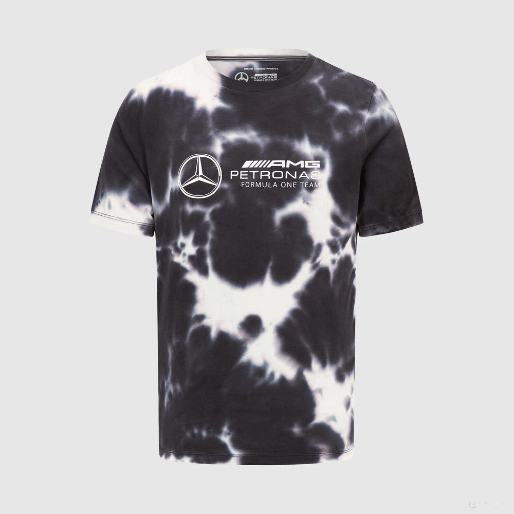 Mercedes t-shirt, tie dye, grey