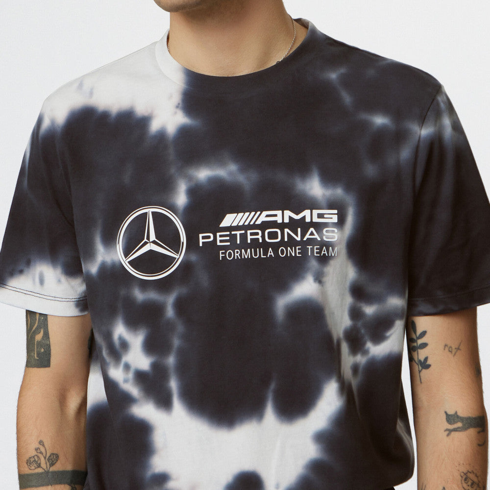 Mercedes t-shirt, tie dye, grey - FansBRANDS®