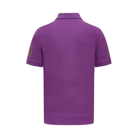 Mercedes polo, Lewis Hamilton logo, purple - FansBRANDS®