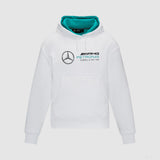 Mercedes sweatshirt, hooded, oversized, women, white
