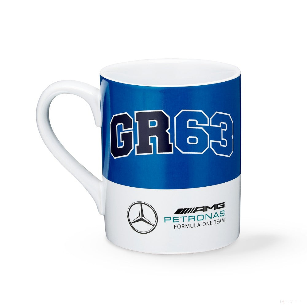 George Russell mug, mercedes, blue - FansBRANDS®