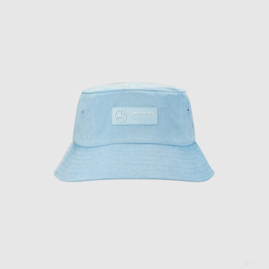 Mercedes bucket hat, retro cord, blue - FansBRANDS®