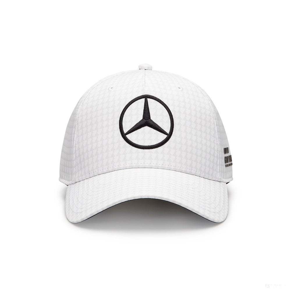 Mercedes baseball cap, Lewis Hamilton, white, 2023