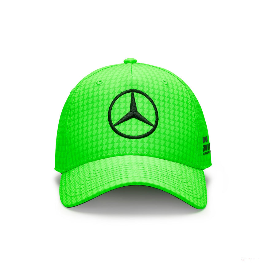 Mercedes baseball cap, Lewis Hamilton, neon green, 2023 - FansBRANDS®