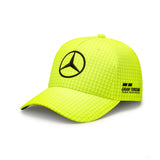 Mercedes baseball cap, Lewis Hamilton, neon yellow, 2023 - FansBRANDS®