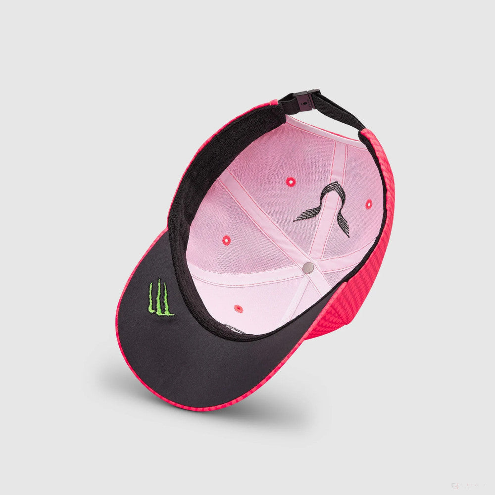Mercedes baseball cap, Lewis Hamilton, neon pink, 2023