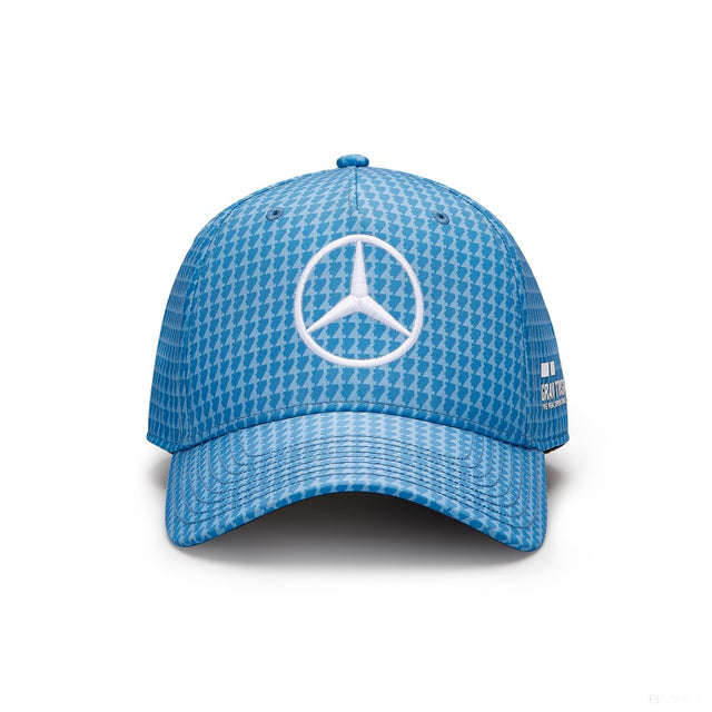 Mercedes baseball cap, Lewis Hamilton, denim blue, 2023 - FansBRANDS®