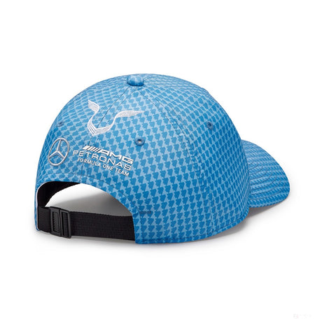 Mercedes baseball cap, Lewis Hamilton, denim blue, 2023