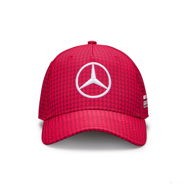 Mercedes baseball cap, Lewis Hamilton, apple red, 2023 - FansBRANDS®
