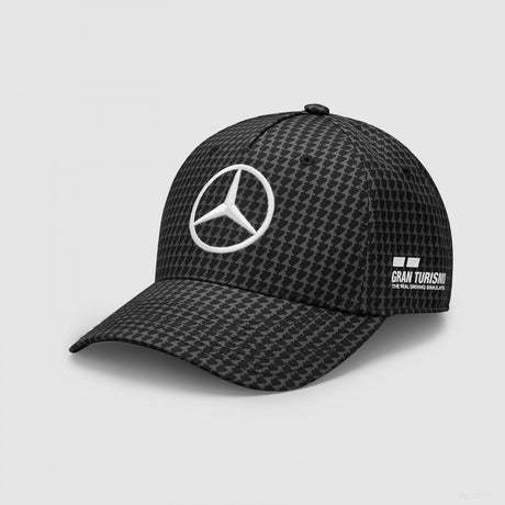 Mercedes baseball cap, Lewis Hamilton, kids, black, 2023