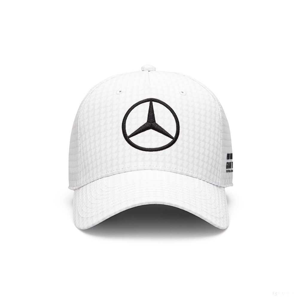Mercedes baseball cap, Lewis Hamilton, kids, white, 2023