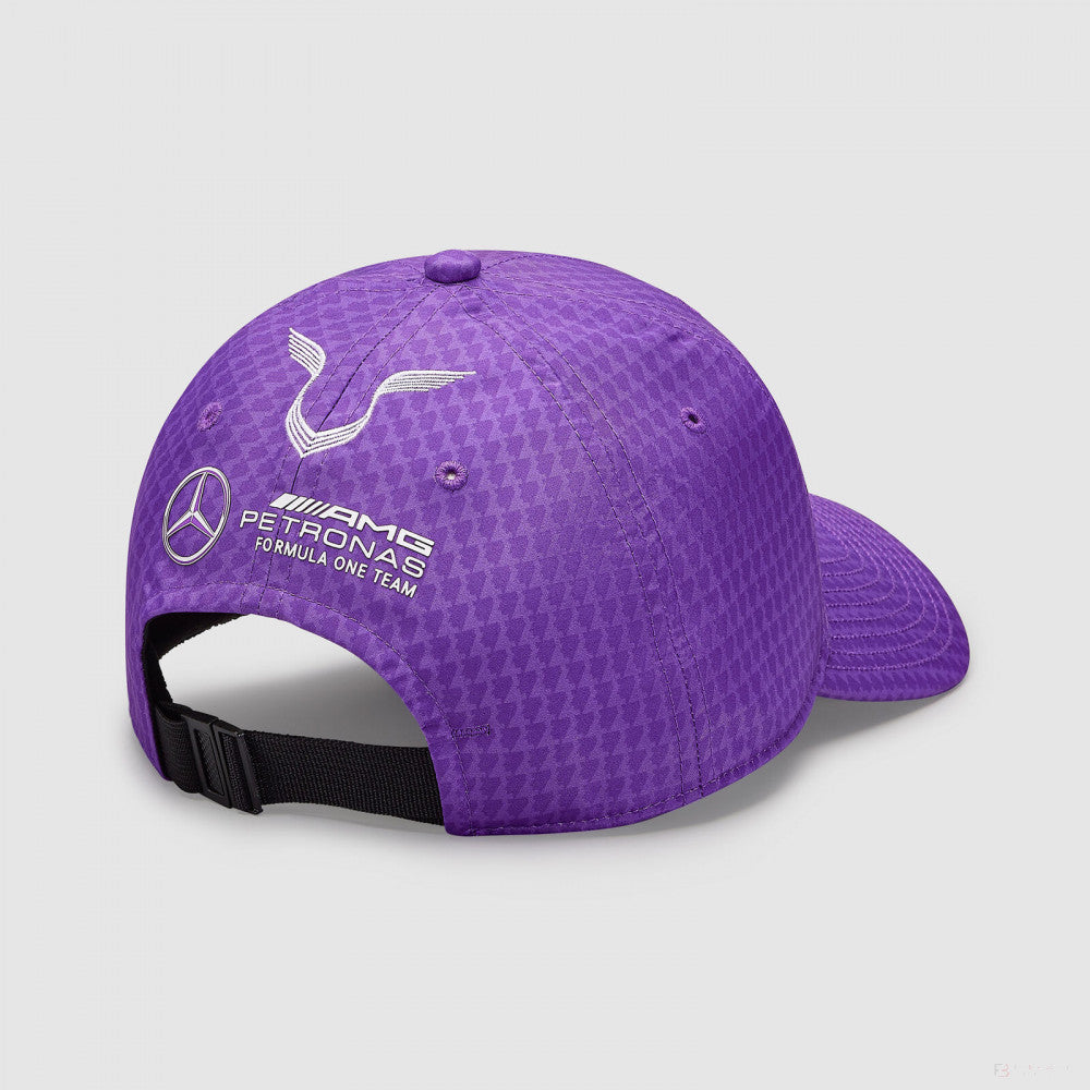Mercedes baseball cap, Lewis Hamilton, kids, purple, 2023