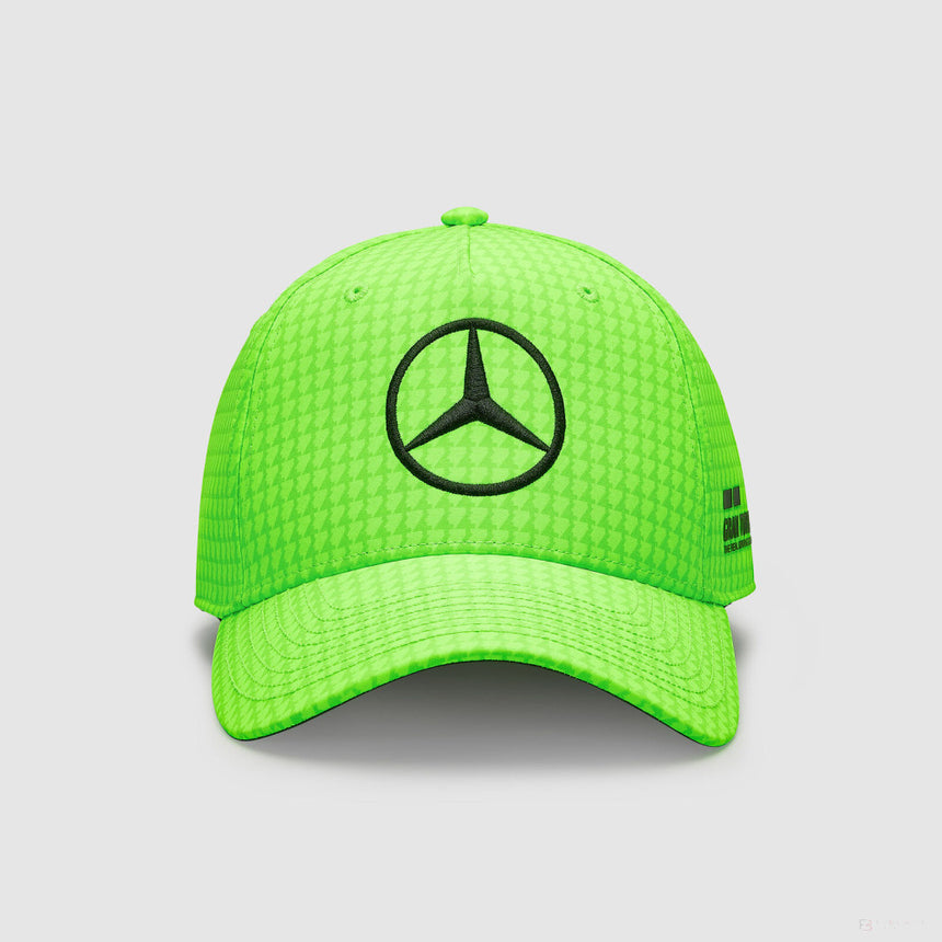 Mercedes baseball cap, Lewis Hamilton, kids, neon green, 2023 - FansBRANDS®