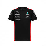 Mercedes t-shirt, team, driver, kids, black, 2023