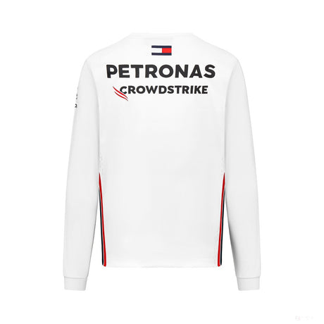 Mercedes long sleeve t-shirt, team, driver, white, 2023 - FansBRANDS®