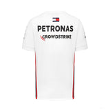 Mercedes t-shirt, team, driver, white, 2023