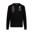 Mercedes sweatshirt, team crew, black 2023 - FansBRANDS®