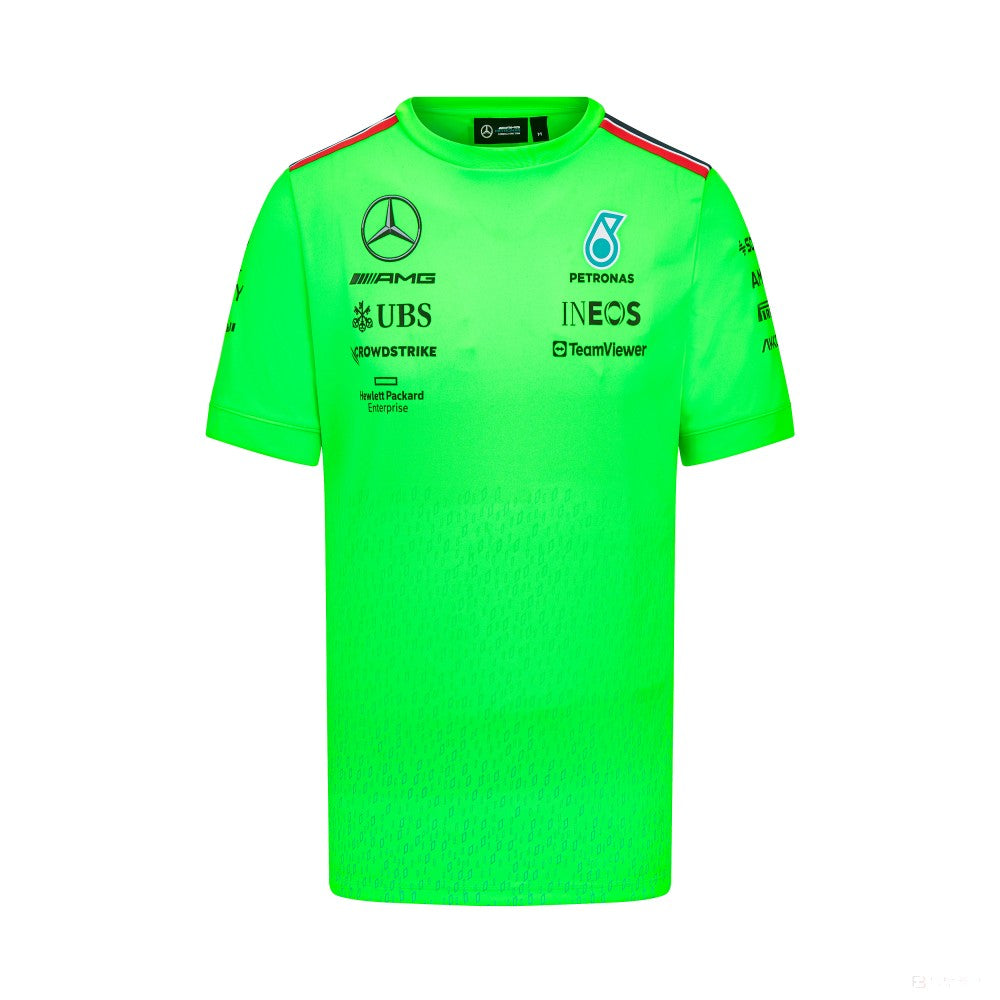 Mercedes t-shirt, set up, green, 2023