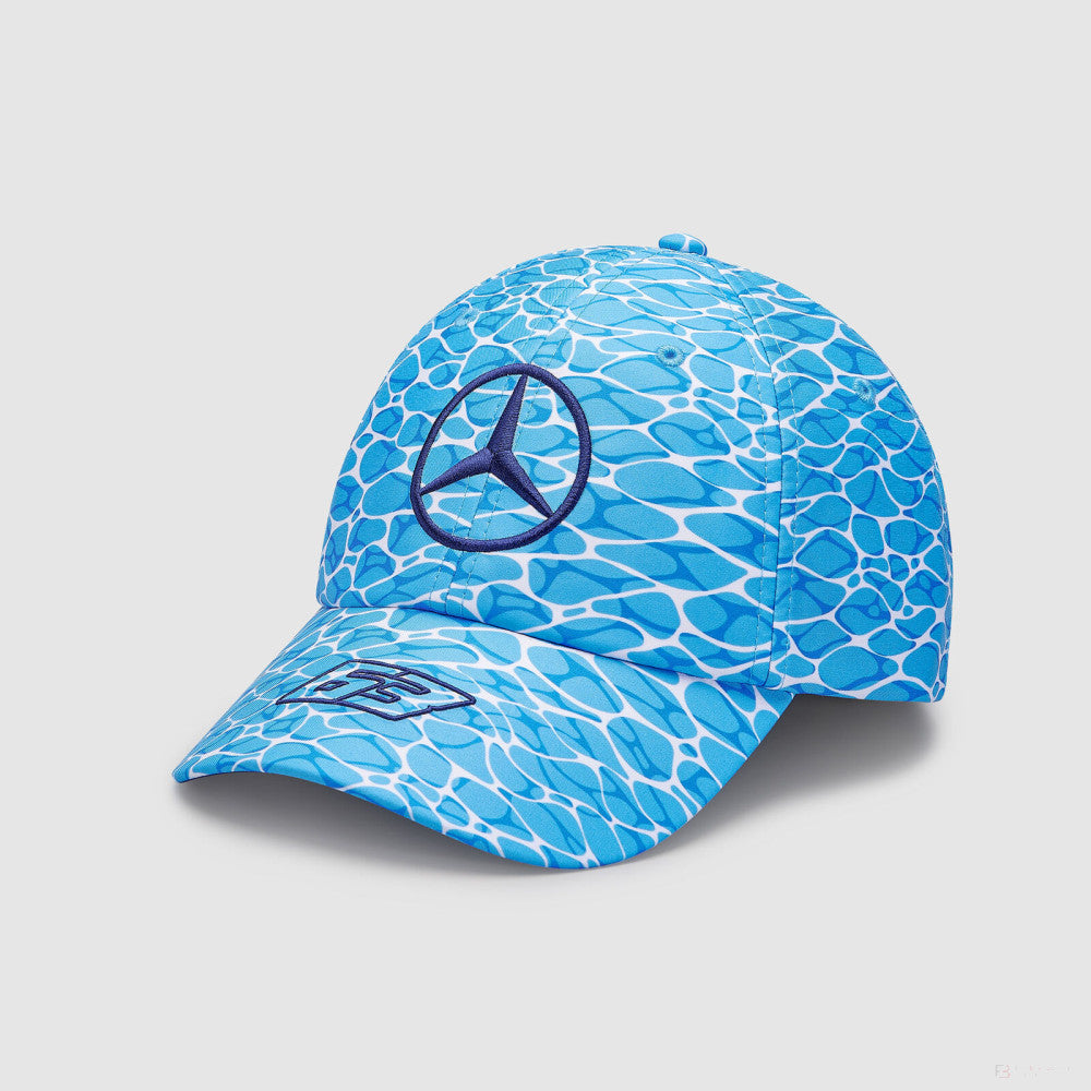 Mercedes baseball cap, George Russell, no diving, blue, 2023 - FansBRANDS®