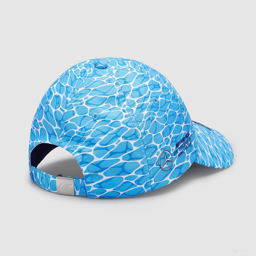 Mercedes baseball cap, George Russell, no diving, blue, 2023 - FansBRANDS®