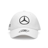 Mercedes baseball cap, George Russell, kids, white, 2023