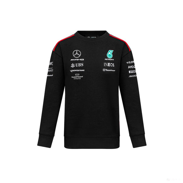 Mercedes crew sweatshirt, women, black, 2023 - FansBRANDS®