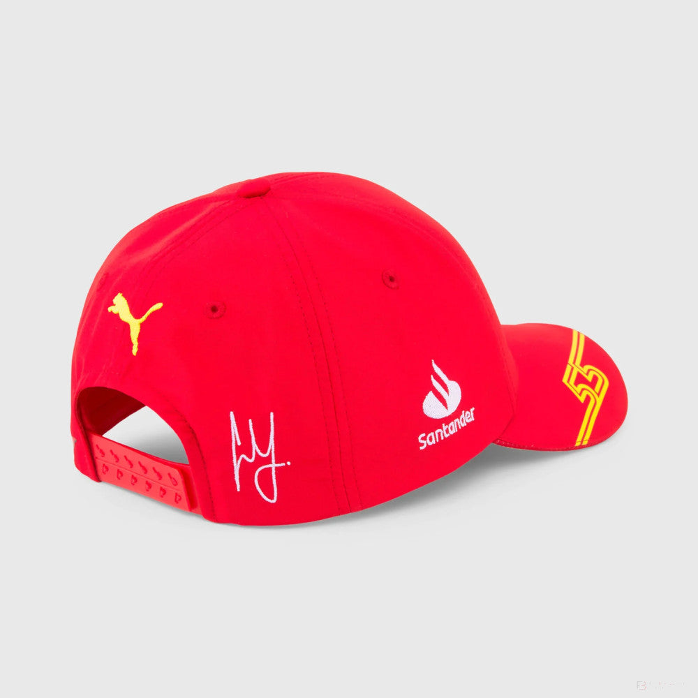 Ferrari cap, Sainz SE, red, 2023 - FansBRANDS®