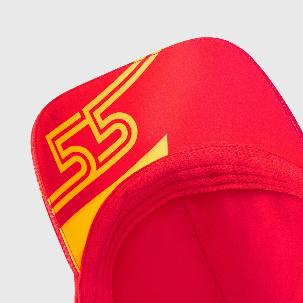 Ferrari cap, Sainz SE, red, 2023 - FansBRANDS®