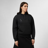 Mercedes sweatshirt, hooded, stealth, women, black - FansBRANDS®