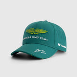 Aston Martin AMF1, Team, Cappellino, Fernando Alonso, Verde 🔥