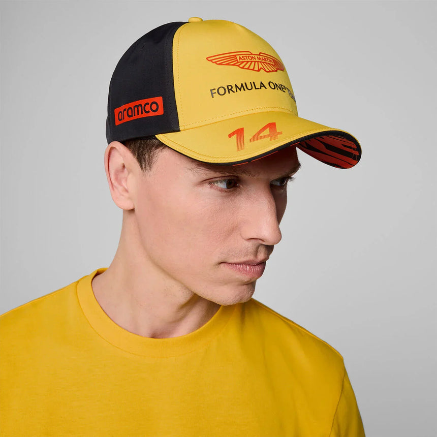 Cappellino da camionista Aston Martin, Fernando Alonso, Spagna SE 🔥