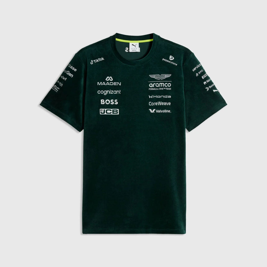T-shirt team Aston Martin, UK Special Edition, Puma, verde, 2026