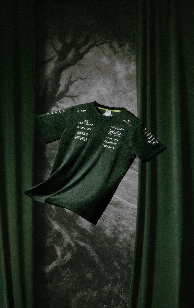 T-shirt team Aston Martin, UK Special Edition, Puma, verde, 2026