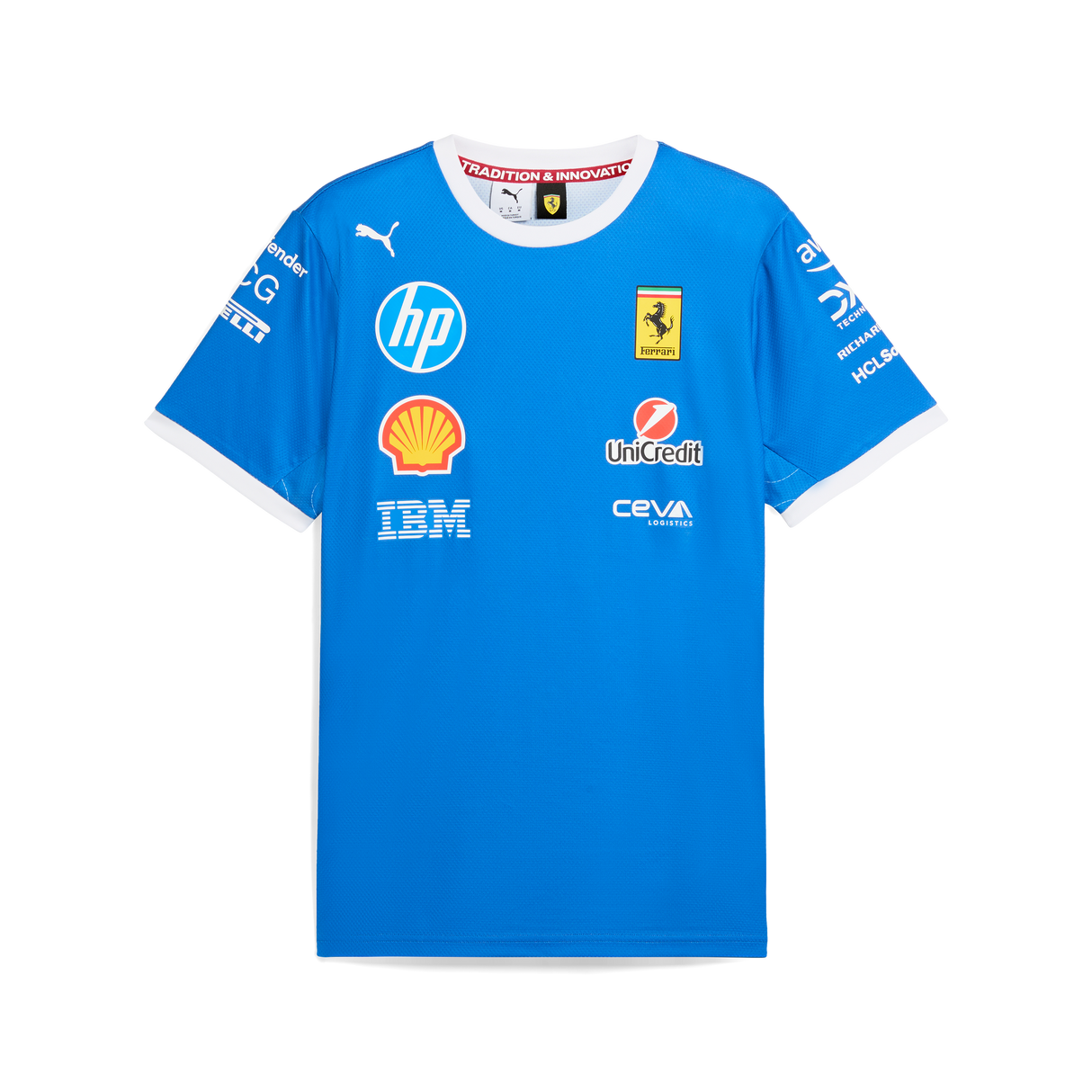 Maglietta Ferrari, team, edizione speciale Puma Monza, blu 🔥