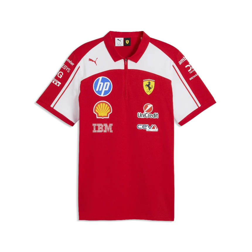 polo Ferrari, team, Puma, rosso
