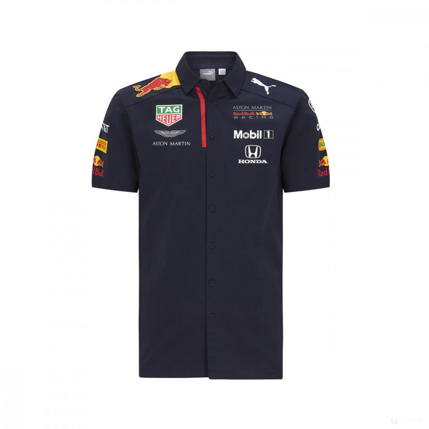 Camicia Red Bull, squadra Puma, blu, 2020