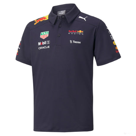 Puma Red Bull Team Maglietta per Bambini, 2022, Blu - FansBRANDS®